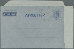 GA Australien - Ganzsachen: 1950/1970 (ca.), AEROGRAMMES: Accumulation Of About 350 Airletters And AERO - Ganzsachen