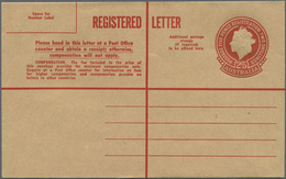 GA Australien - Ganzsachen: 1950/1970 (ca.), Old Accumulation With About 20 Used And Unused Stationerie - Postal Stationery