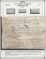 Br Bolivien: 1792/1955 (ca.), Collection Of Apprx. 250 Stampless Entires From Pre-philatelic Period, Sh - Bolivien