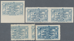 **/*/O Brasilien: 1943, President's Visit, Mainly Mint Lot Of 14 Stamps, Comprising Imperf., Pairs Imperf. - Andere & Zonder Classificatie