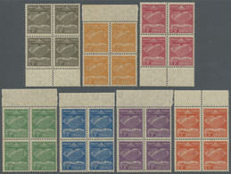 **/* Brasilien - Privatflugmarken Condor: 1927/1930, Ausgabe Landesfahne, 6 Komplette Postfrische Sätze M - Poste Aérienne (Compagnies Privées)
