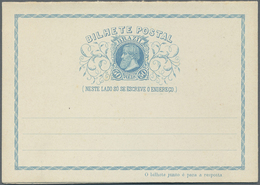 GA Brasilien - Ganzsachen: 1880/1935, Collection Of 69 Different Unused Stationery Cards (incl. Types), - Postal Stationery