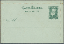 GA Brasilien - Ganzsachen: 1883/1910, Collection Of 38 Unused Stationery Letter Cards (incl. Types), Ra - Interi Postali
