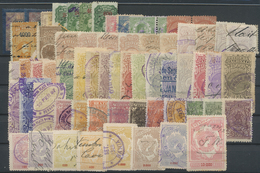 O Brasilien - Besonderheiten: 1880/1900 (ca.), Uralter Bestand Von Stempelmarken, Sauber Gesammelt Nac - Autres & Non Classés