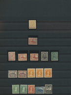 */(*)/O Canada - Kanadische Staaten / Canadian States: 1850's-1940's: Collection Of About 100 Stamps From Va - Non Classés