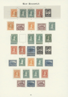 */O Neubraunschweig: 1860-63: Mint And Used Collection Of 36 Stamps, All Denominations, With Some Good C - Covers & Documents