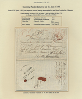 Br Prinz-Edward-Insel: 1799/1875: Over Two Dozen Items, 1799 Onwards With Rates And Routes Extensively - Lettres & Documents