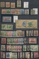 O/*/(*)/Brfst China: 1880/1940 (ca.), Used And Mint Collection In Two Stockbooks From Some Large Dragons And Follo - Other & Unclassified