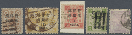 O/Br China: 1885/1900 (ca.), Petty Assortment Incl. Overprints And Two Covers Of French Expedition Corps. - Other & Unclassified