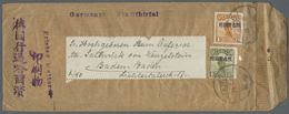 Br/GA China: 1900/1995, Posten Mit 34 Briefen,Karten Und Ganzsachen, Schwerpunkt Vor 1960 Mit Interessante - Other & Unclassified