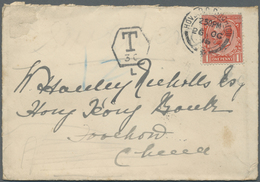 Br China - Incoming Mail: 1916/18, Great Britain, The Nicholls Correspondence Of Small Size Covers (11) - Sonstige & Ohne Zuordnung