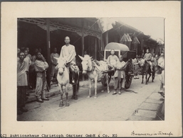 China - Besonderheiten: 1910: Jinan / Tsi Nan Fu: 4 Fotos Ex Sammlung Dönitz. A) Tsinanfu Tempel 29x - Autres & Non Classés