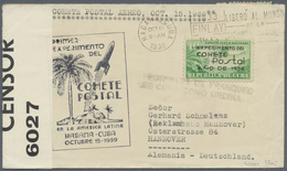 Br Cuba: 1920's-1940's Ca.: Group Of 22 Covers, Picture Postcard And FDCs Including Specials Like First - Autres & Non Classés