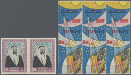 **/O Dubai: 1963/1971 (ca.), Accumulation In Box With Many Complete Sets Incl. Better Issues With Some In - Dubai