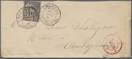 Br Französisch-Indochina: 1890/1901, Correspondence  Of 28 Covers From Cochinchine To Aubignan/Vaucluse - Storia Postale