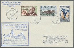 Br/ Französische Gebiete In Der Antarktis: 1958/1995, Accumulation Of Apprx. 158 Covers/f.d.c. With Attr - Autres & Non Classés