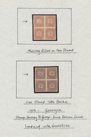 */**/Brfst Georgien: 1919/1921, Georgia (St. George, Mi. 1/9B), South Russia (Demikin Issue, Mi. #1B/11B) And C - Géorgie