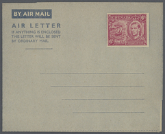 GA Grenada: 1949/1993 (ca.), Accumulation With About 710 Unused And Used/CTO Airletters And AEROGRAMMES - Grenada (...-1974)