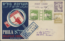 Br/GA Holyland: 1897/1950 (ca.), Holyland/Palestine/Israel, Collection Of 25 Covers/cards, Comprising Diff - Palästina