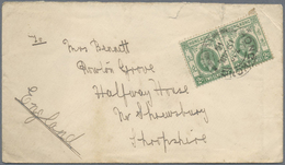 Br/ Hongkong: 1907/65 (ca.), Covers/used Ppc (97, Often Used To Singapore Or Bangkok), FDC 1937/73 (9), - Andere & Zonder Classificatie