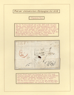 Br/GA/Brfst/O/* Indien: 1811-1907: Collection Of Early Stamps, Pieces And 17 Covers, Well Written Up On Individual P - Other & Unclassified