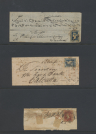 Br/GA Indien: 1854-1947: Collection Of About 140 Covers, Postcards And Postal Stationery Items, With Three - Altri & Non Classificati