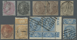 O/Brfst/Br Indien: 1855-1876: Collection And Accumulation Of Hundreds Of Stamps, Some Pieces And About 20 Cover - Other & Unclassified