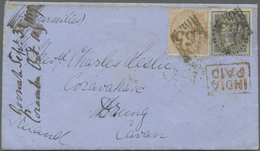 Br Indien: 1859/1960: Very Fine Lot Of 57 Envelopes, Picture Postcards And Postal Stationeries Includin - Autres & Non Classés