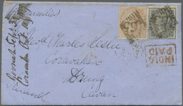 Br Indien: 1859/1960: Very Fine Lot Of 57 Envelopes, Picture Postcards And Postal Stationeries Includin - Other & Unclassified