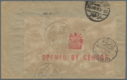 Br Indien: 1906/1940's: Group Of 18 Covers Franked With KEVII To KGVI. Adhesives Including Single, Mult - Altri & Non Classificati