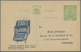 GA Indien - Ganzsachen: 1857-1947: Collection Of 130 Postal Stationery Cards, Double Cards, Envelopes, - Ohne Zuordnung