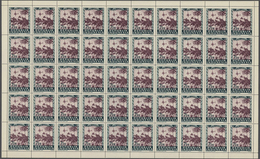 ** Indonesien - Lokalausgaben: 1947/1949. VIENNA PRINTINGS: Lot Of 100 Complete Sets In Sheets, Mint, N - Indonésie