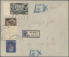 Br Israel: ISRAEL INTERIMS : 1948 Over 200 Registered , 17 Express And 11 Reg.Express Covers With A Gre - Other & Unclassified