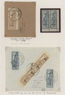 */**/O/Brfst/Br Israel: FORERUNNERS And LOCALS: 1948 JERUSALEM, Wonderful Collection Of Loose Stamps Or Pieces, Diff - Altri & Non Classificati