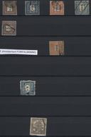 O/*/Br Japan: 1871/1940 (ca.), Mainly Used Assortment On Stocksheets, Some Valuated Cautiously, Also Some C - Andere & Zonder Classificatie