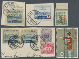 O/ Japan: 1876/1969, Mainly Used In Stockbook Inc. 1921 Crown Prince Europe Visit, 1967/69 FDC Used To - Sonstige & Ohne Zuordnung