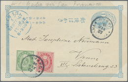 GA/ Japan: 1876/1939, Mint And Predominantly Used Stationery (20) Resp. Ppc (10). - Other & Unclassified