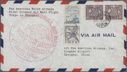 Japan: 1947/94, First Flight Covers (150+) From Or To Japan, Mainly JAL, ANA, LH. Also Japanese Inla - Other & Unclassified