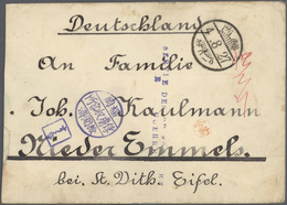 Br Lagerpost Tsingtau: 1915, Correspondence Of Covers (7) And Card (1) From Fukuoka (6 Inc. Two Camp Se - China (offices)