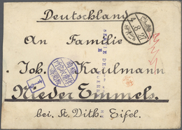 Br Lagerpost Tsingtau: 1915, Correspondence Of Covers (7) And Card (1) From Fukuoka (6 Inc. Two Camp Se - Chine (bureaux)