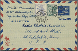 GA Japan - Besonderheiten: 1949/94, Airletters Mint And Used, 75 In Large Lindner Stockbook Inc. FDC/ct - Autres & Non Classés