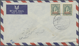 Br Jordanien: 1950's-60's: Postmarks Of Many Different Jordan P.O.s On More Than 3200 Covers, Mostly Us - Jordanië