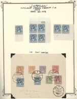 **/*/O Jordanien: 1952-77, Comprehensive Collection In Two Scott Albums Including 1953 Overprinted Issues W - Jordanien