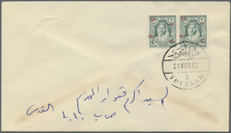 Br/ Jordanische Besetzung Palästina: 1951-57, 12 Covers Of West Bank All Different Cancelled Uncluding F - Jordanië