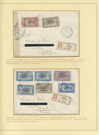 Br Kamerun: 1916/1918, "CAMEROUN Occupation Francaise" Overprints (3rd Issue), Group Of Six Covers/card - Cameroun (1960-...)