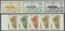 ** Kamerun: 1960/1965 (ca.), Bestand Von Ca. 470 UNGEZÄHNTEN PROBEDRUCKEN In Teils Unterschiedl. Farben - Kamerun (1960-...)