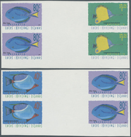 ** Kokos-Inseln: 1995, Special Lot Of The Fish Series Containing In All 86 Imperforated Stamps For The - Kokosinseln (Keeling Islands)