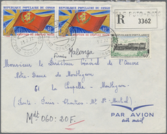 Br Kongo (Brazzaville): 1959/1978, Collection Of More Than 130 Entires, Mainly Commercial Airmail Cover - Autres & Non Classés