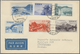 Br Korea-Süd: 1954/55, Korean War, Swedish Team NNSC Covers Japan-Switzerland (10), Often Better Japane - Korea (Süd-)