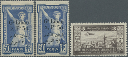 O/*/** Libanon: 1924/1970 (ca.), Accumulation On Album Pages In Binder With Several Better Issues And Compl - Liban